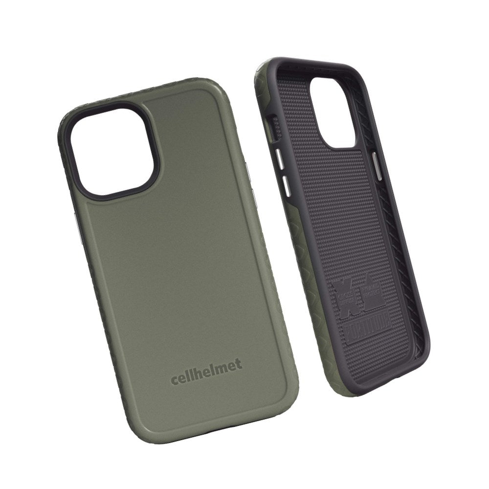 Cellhelmet Fortitude Rugged Case For Iphone 12 Pro Max, Shock Absorbing, Olive Drab Green (Chelcforti67od) - 811341038597