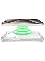 Itskins Hybrid R // Clear - Ultra Hybrid Designed For Iphone 15 Pro Max Case, Anti-Yellowing And Protective Military Shockproof Cover, Slim Clear Phone Case - Transparent - 888842294227
