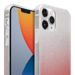 Laut - Ombre Sparkle Case Compatible With Iphone 12 / Iphone 12 Pro | Glitter Gradient Effect | 4ft./1.2m Impact Protection | Crystal Clear Frame • Peach - 4895206918237