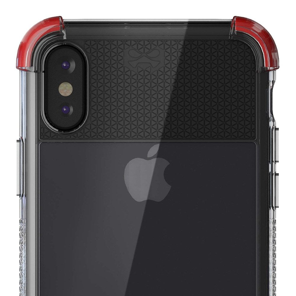 Ghostek Covert 2 Iphone Xs/X Case With Industrial Strength Military Drop Protection For Apple Iphone Xs/X 2018 | Supports Qi Wireless Charging | Works With Face Id | Red - 811663031184