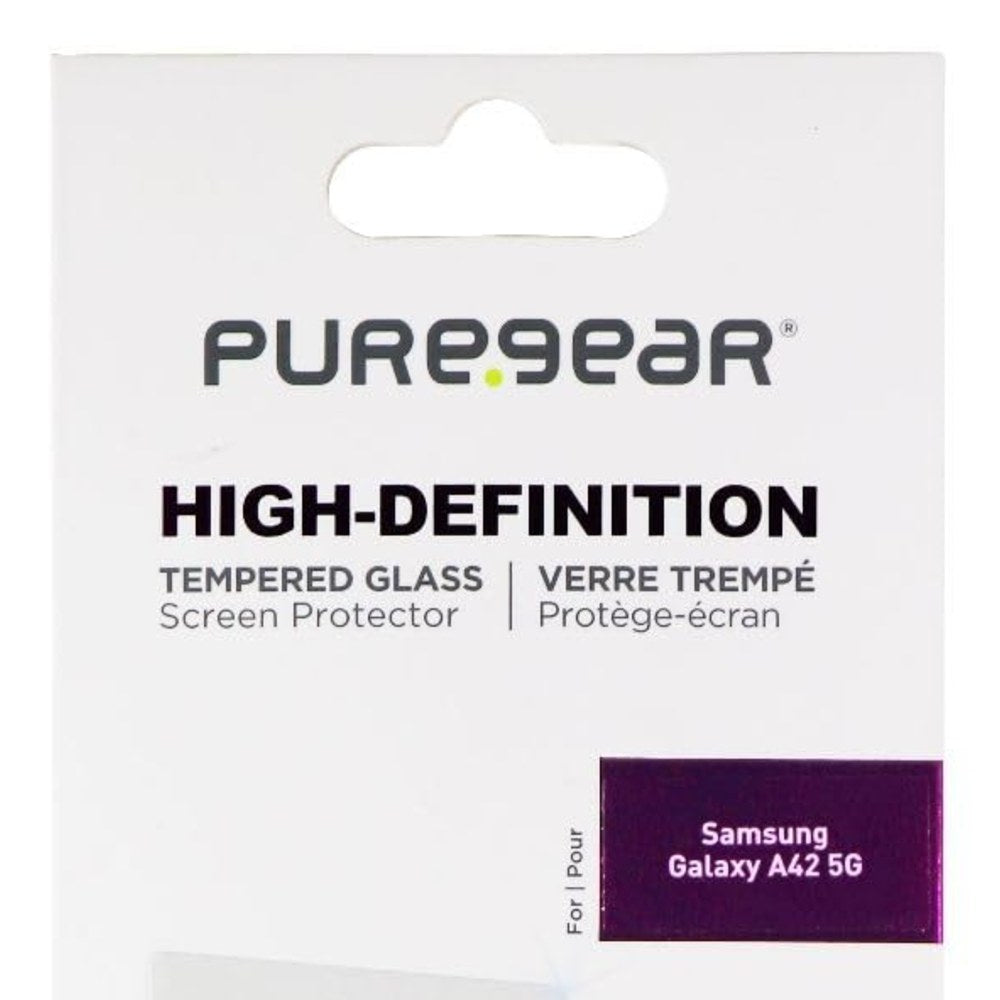 Puregear Hd Tempered Glass Screen Protector For Samsung Galaxy A42 5g - Clear - 810032994617