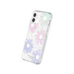 Kate Spade New York Protective Hardshell Case For Iphone 12 Mini - Daisy Iridescent Foil/White/Clear/Gems - 191058120991