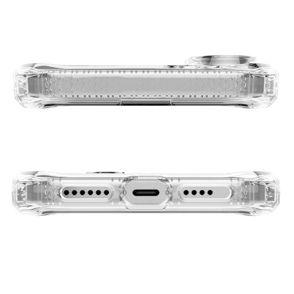 Itskins Hybrid R // Clear Touch Magnetic Protective Phone Case For Iphone 16, Compatible With Magsafe, Slim Hybrid Case, Anti-Yellowing, Military Shockproof Cover - Transparent - 888842403520