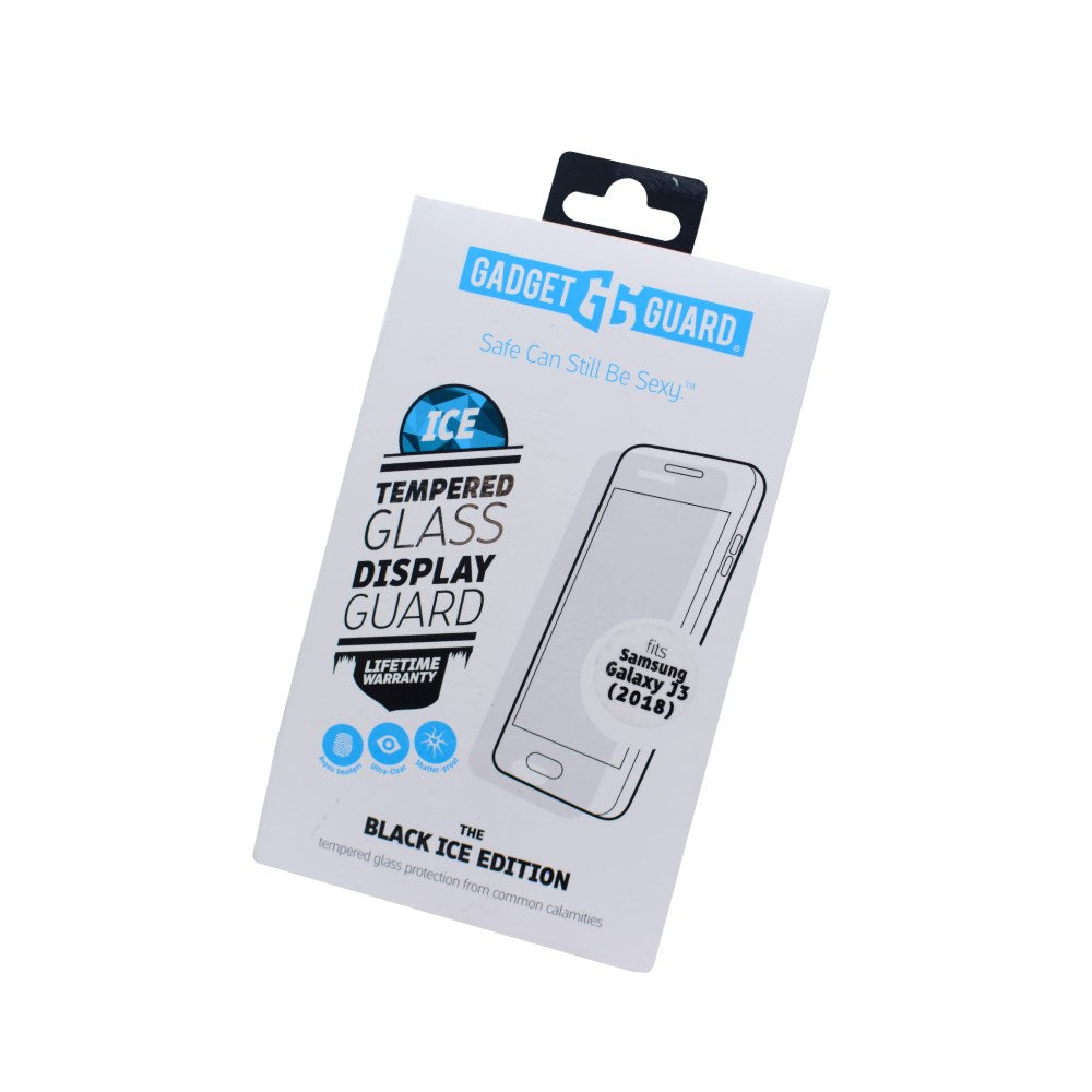 Gadget Guard - Black Ice Glass Screen Protector For Samsung Samsung Galaxy J3 2018/J3v 3rd Gen/J3 Star/Express Prime 3/Amp Prime 3 - Clear - Ggbixxc208ss04a - 813394028082