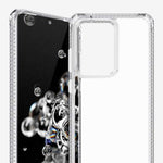 Itskins Hybrid Clear Protective Phone Case Compatible With Samsung Galaxy S20 Ultra, Slim Hybrid Case Anti-Yellowing & Heavy Duty Shockproof Cover Military Phone Case |Transparent - 4894465333935
