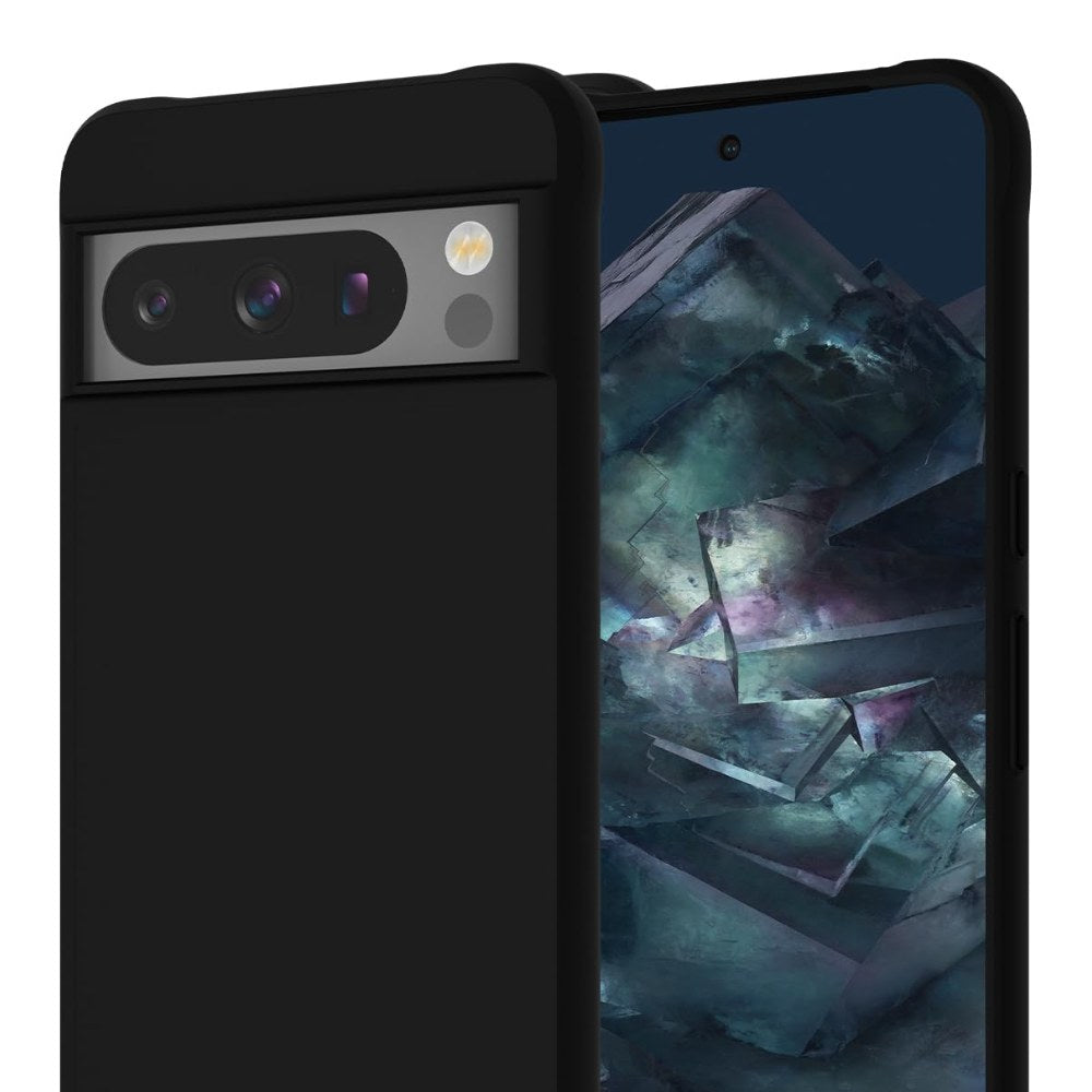 Case-Mate Google Pixel 8 Pro Case [6.7”, 2023] [12ft Drop Protection] [Wireless Charging] Tough Black Phone Case For Google Pixel 8 Pro - Rugged, Anti-Scratch Technology, Shock Absorbent, Slim Fit - 840171734751