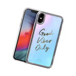 Laut - Good Vibes Only For Iphone Xs/Iphone X | Durable | Good Vibes | Reflective Glitter - 4895206906272