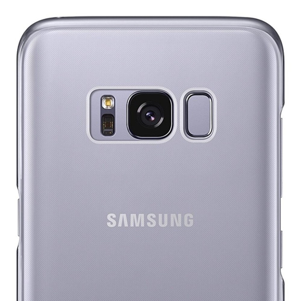 Samsung Galaxy S8 Clear Protective Cover, Orchid Grey - 598660