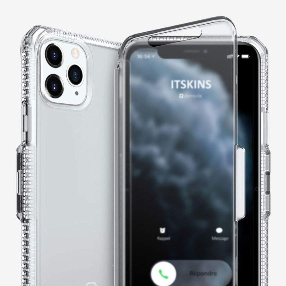 Itskins Spectrum Vision Clear Protective Phone Case Compatible With Iphone 11 Pro, Slim Hybrid Case, Anti-Yellowing, And Heavy Duty Shockproof Cover, Military Phone Case | Transparent - 4894465653880