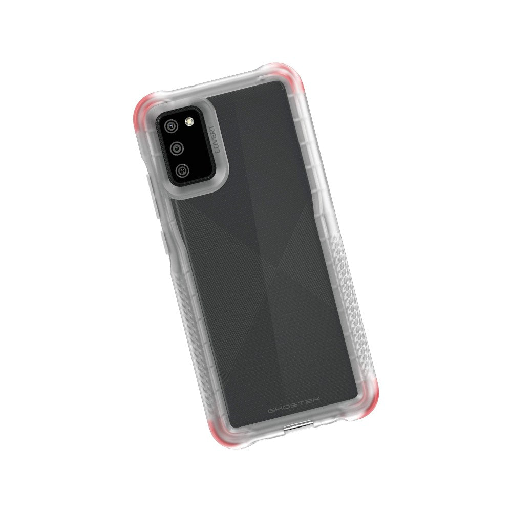 Ghostek Covert Samsung A02s Case With Clear Slim Fit Design And Anti-Slip Grip Bumper Premium Shockproof Protection Thin Protective Phone Cover Designed For 2021 Samsung Galaxy A02s (6.5 Inch) (Clear) - 811663039814