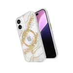 Case-Mate Iphone 16 Case [Compatible With Magsafe] - Stylish Marble Phone Case With 12ft Drop Protection - Premium Magnetic Cover For Iphone 16 - Karat Granite - 840171741407