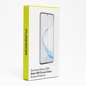 Samsung Galaxy S20+ Steel 360 Curved Glass Fingerprint Sensor Ready Screen Protector With Alignment Tray And Pure Pledge Up To $100