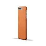 Mujjo Moulded Edge Leather Case For Iphone 8 Plus, Iphone 7 Plus | Premium Genuine Leather, Natural Aging Effect | Pocket For 2-3 Cards (Tan) - 8718546171635