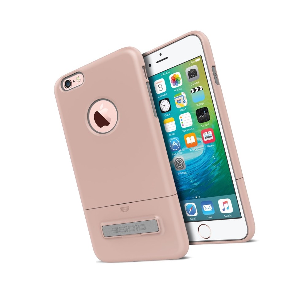 Seidio Cell Phone Case For Apple Iphone 6+/6s+ - Rose Gold/Gray - 849718014776
