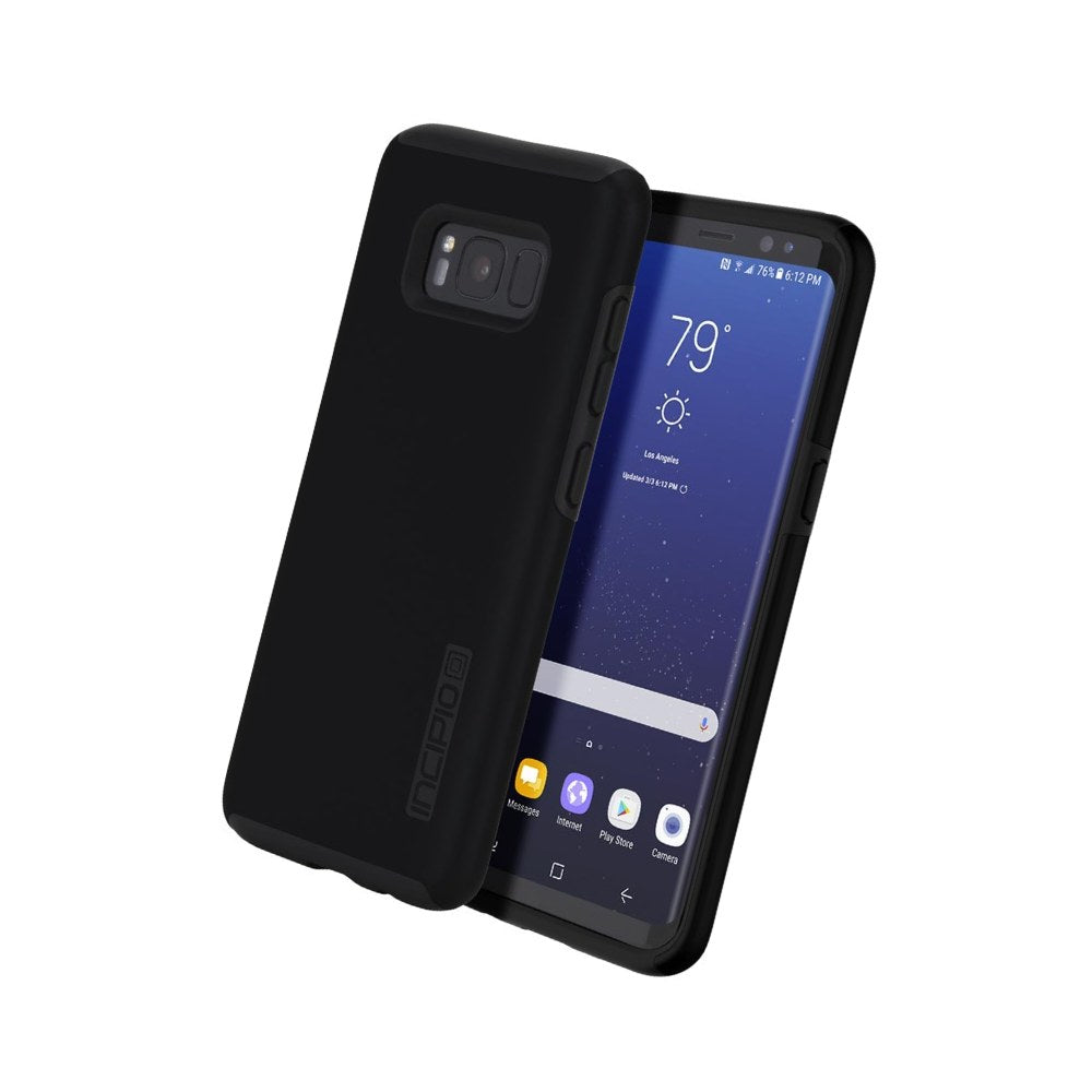 Incipio Dualpro Case For Samsung Galaxy S8+ - Black/Black - 191058013033