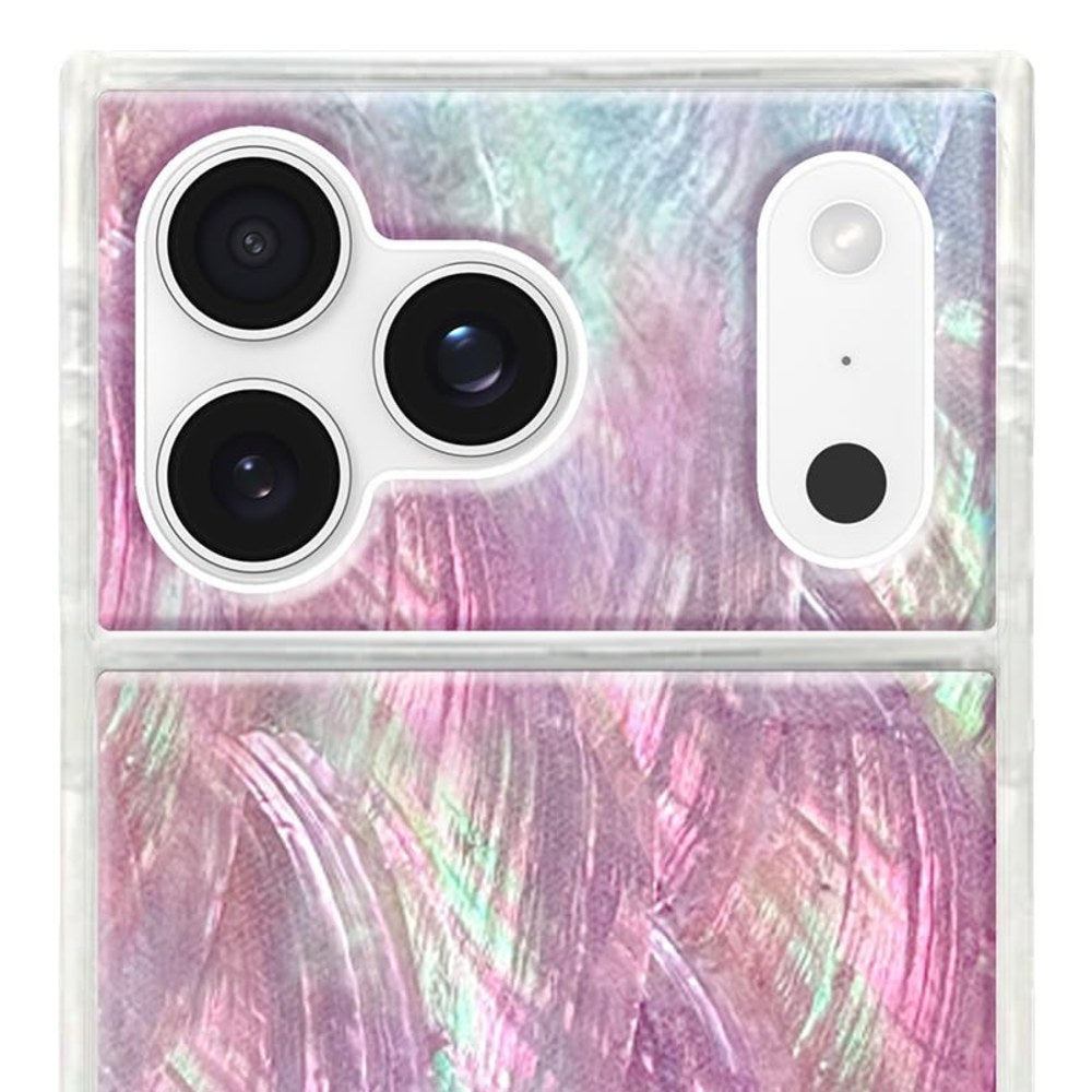 Flaunt Official Square Iphone 17 Pro Max Case - Pink Mother Of Pearl - 840171752991