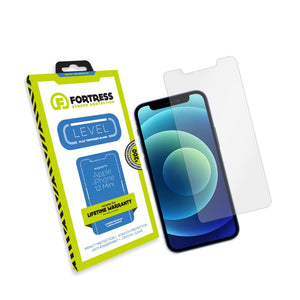 Fortress Compatible With Iphone 12 Mini Screen Protector With $200 Device Coverage [9h Tempered Glass] Anti-Scratch, Drop Protection [Lifetime Replacements] Anti-Fingerprint - 850024693159