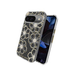 Case-Mate Google Pixel 9/9 Pro Case [6.3”,2024] [12ft Drop Protection] [Wireless Charging] Floral Gems Phone Case For Google Pixel 2024 Series - Sparkly Rhinestones Cover - Shockproof, Anti Scratch - 840171741513