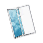 Itskins Hybrid Clear Protective Phone Case Compatible With Samsung Galaxy Note 20, Slim Hybrid Case, Anti-Yellowing, And Heavy Duty Shockproof Cover, Military Phone Case |Transparent - 4894465011673