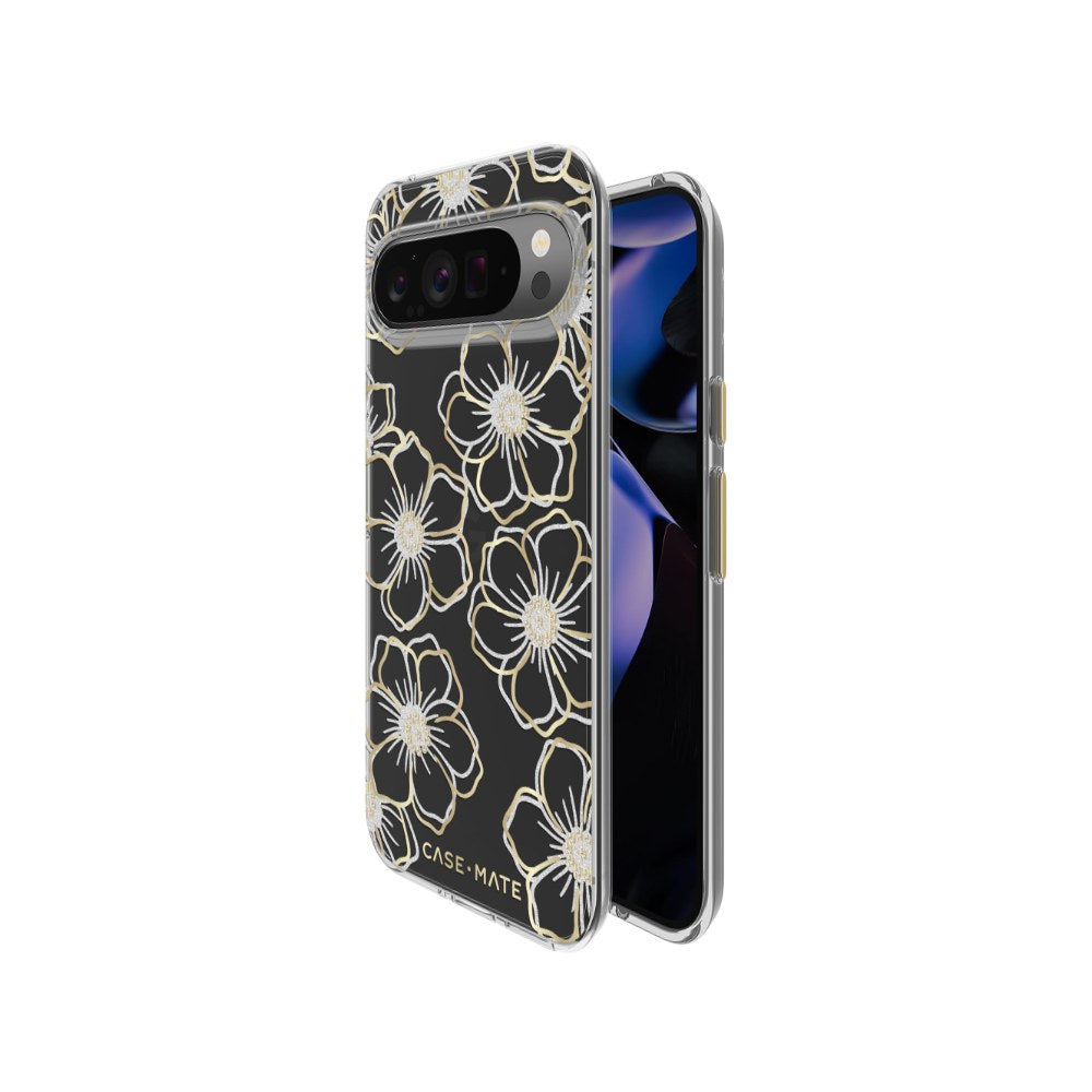 Case Mate Google Pixel 9 Pro XL Floral Gems Wireless Charging Shockproof Case
