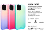 Laut | Huex Fades For Iphone 11 Pro Max | Color Fade Iridescent Design | Air Frame Technology | 13ft./ 4m Impact Protection | Easy To Snap On & Off | Qi Wireless Charger Compatible • Mint - 4895206911504