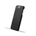 Mujjo Moulded Edge Leather Case For Iphone 8 Plus, Iphone 7 Plus | Premium Genuine Leather, Natural Aging Effect | Pocket For 2-3 Cards (Black) - 8718546171642