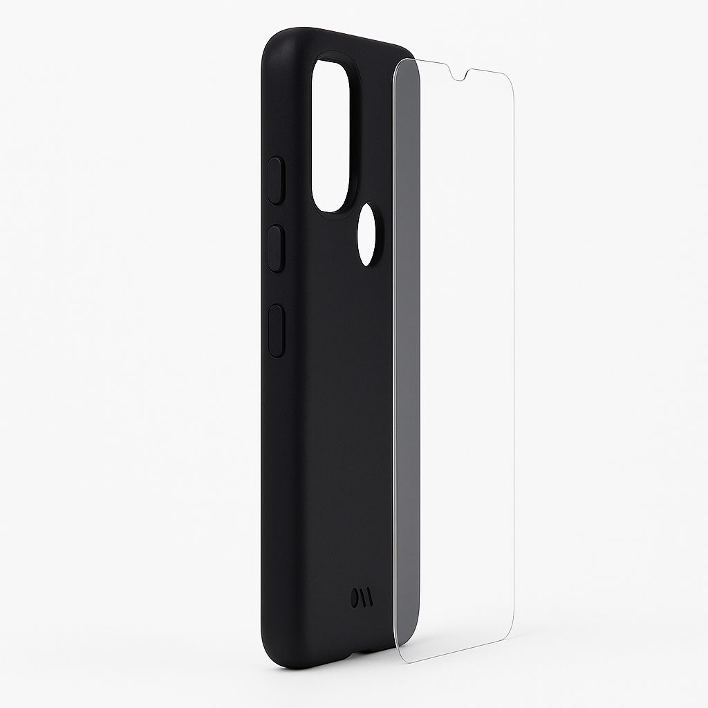 Case Mate Protection Pack Black Case And Screen Protector For Motorola G Pure