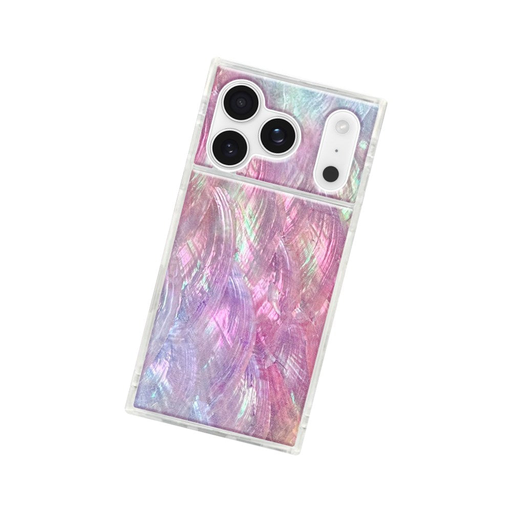 Flaunt Official Pink Mother Of Pearl Protective Case For iPhone 17 Pro