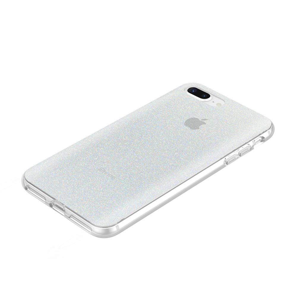 Incipio Apple Iphone 6 Plus/6s Plus/7 Plus/8 Plus Design Series Case - Iridescent White Glitter - 191058036087