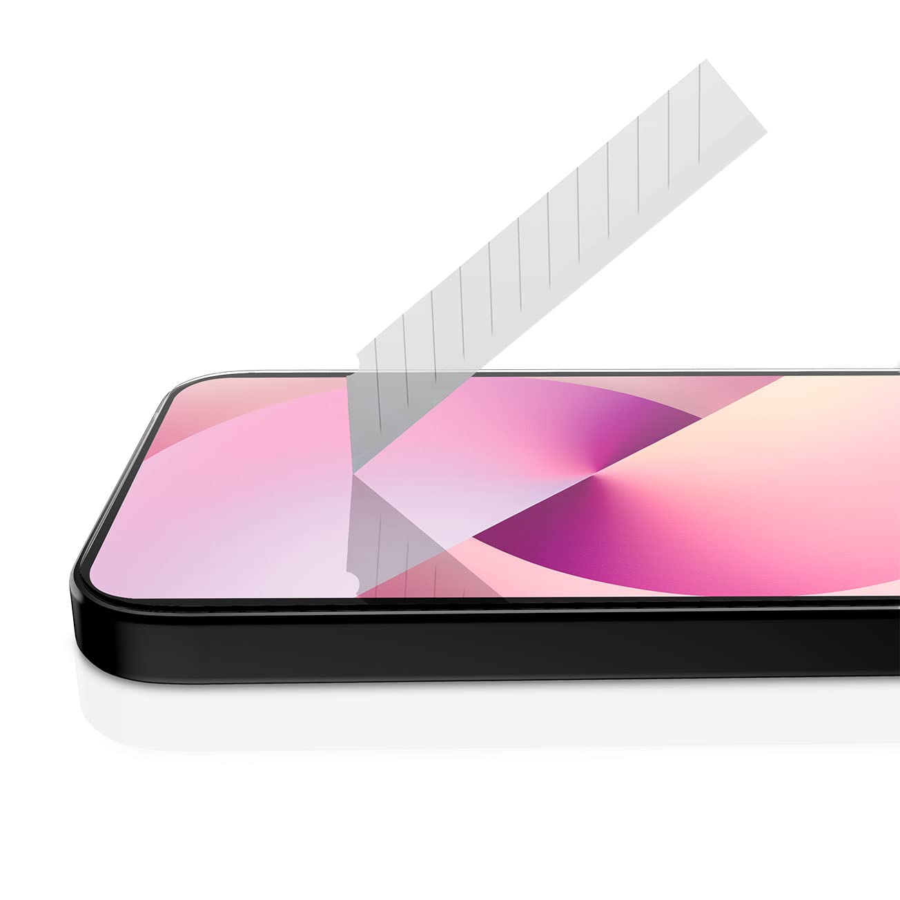 Itskins Hybrid // Glass Cell Phone Screen Protector With Eco-Friendly Alignment Tool, Tempered Glass Screen Protector, Easy Installation, Scratch Resistant, And Bubble Free - Iphone 13/13 Pro - 888842839190
