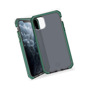 Itskins Supreme Frost Protective Phone Case Compatible With Iphone 11 Pro, Slim Hybrid Case, Anti-Slip, Heavy Duty Shockproof Cover, Military Phone Case | Tiffany Green And Black - 4894465152642