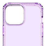 Itskins Spectrum Clear Light Purple iPhone 13 Case Slim Hybrid Shockproof