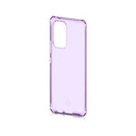 Itskins Spectrum // Clear Protective Phone Case Compatible With Samsung Galaxy A53 5g (Usa Ver), Slim Hybrid Case, Anti-Yellowing, And Heavy Duty Shockproof Cover, Military Phone Case - Light Purple - 888842790545
