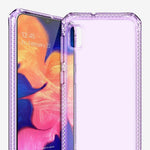 Itskins Spectrum Clear Protective Phone Case Compatible With Galaxy A10e, Slim Hybrid Case, Anti-Yellowing, And Heavy Duty Shockproof Cover, Military Phone Case - Light Purple - 4894465205904