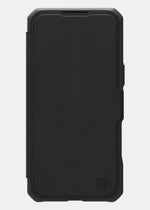 Itskins Hybrid R // Folio Protective Phone Case For Iphone 17 Pro Max, Hybrid Case With Card Holder, Anti-Slip, Heavy Duty Shockproof Cover, Military Phone Case - Black - 810176650547