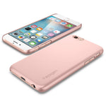 Spigen Thin Fit Iphone 6s Case With Premium Matte Finish Coating And Qnmp Compatible For Iphone 6s 2015 - Rose Gold - 8809466641015
