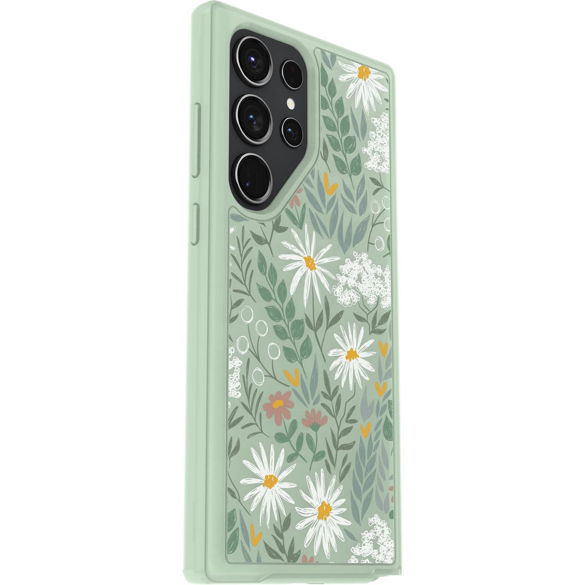 Otterbox Galaxy S23 Ultra Symmetry Series Case - Sage Advice (Clear/Green), Ultra-Sleek, Wireless Charging Compatible, Raised Edges Protect Camera & Screen - 840304714247