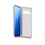 Itskins Spectrum Clear Protective Phone Case Compatible With Samsung Galaxy S10, Slim Hybrid Case, Anti-Yellowing, And Heavy Duty Shockproof Cover, Military Phone Case - Transparent - 4894465867102