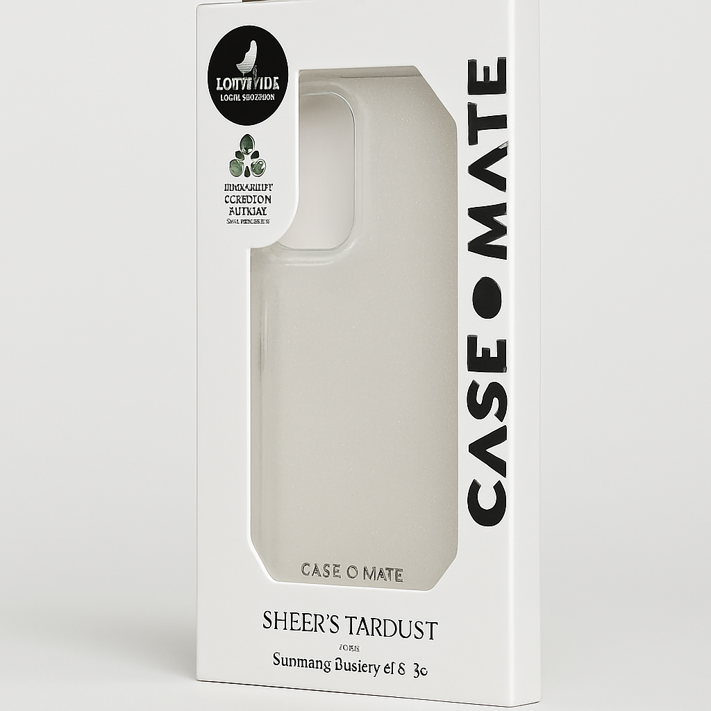 Case Mate Sheer Stardust Series Hard Case for Samsung Galaxy A53 5G Clear