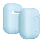 Laut - Huex Pastels For Airpods 2 And 1 Charging Case | Silky Rubber Finish | Ultra Lightweight | Front Led Visible (Baby Blue) - 4895206913096