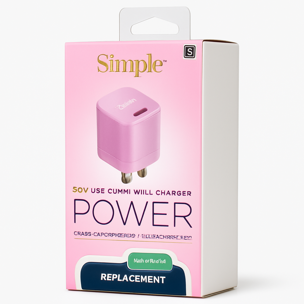 Simple 30w Charger - Pink