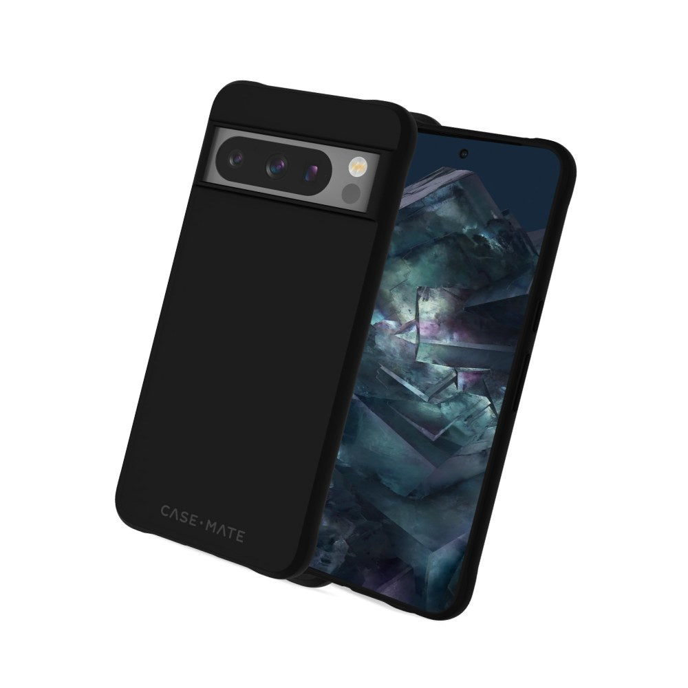 Case-Mate Google Pixel 8 Pro Case [6.7”, 2023] [12ft Drop Protection] [Wireless Charging] Tough Black Phone Case For Google Pixel 8 Pro - Rugged, Anti-Scratch Technology, Shock Absorbent, Slim Fit - 840171734751