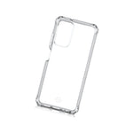 Itskins Spectrum // Clear Protective Phone Case Compatible With Galaxy A03s, Slim Hybrid Case, Anti-Yellowing, And Heavy Duty Shockproof Cover, Military Phone Case - Transparent - 888842631770