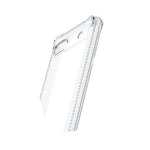 Itskins Spectrum // Clear Compatible With Google Pixel 6a, Protective Phone Case, Slim Hybrid Case, Anti-Yellowing, And Heavy Duty Shockproof Cover, Military Phone Case - Transparent - 888842826022