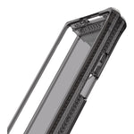 Itskins Hybrid R Clear Case Galaxy Z Fold4 5G Smoke Transparent