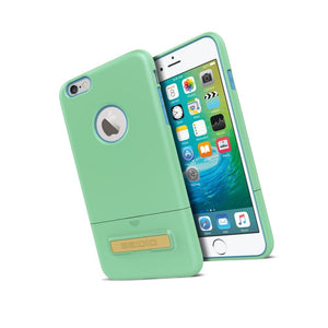 Seidio Surface With Metal Kickstand Case For Iphone 6 Plus/6s Plus [Slim Case] - Non-Retail Packaging - Mint/Blue - 849718014035