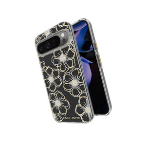 Case Mate Google Pixel 9 Pro XL Floral Gems Wireless Charging Shockproof Case