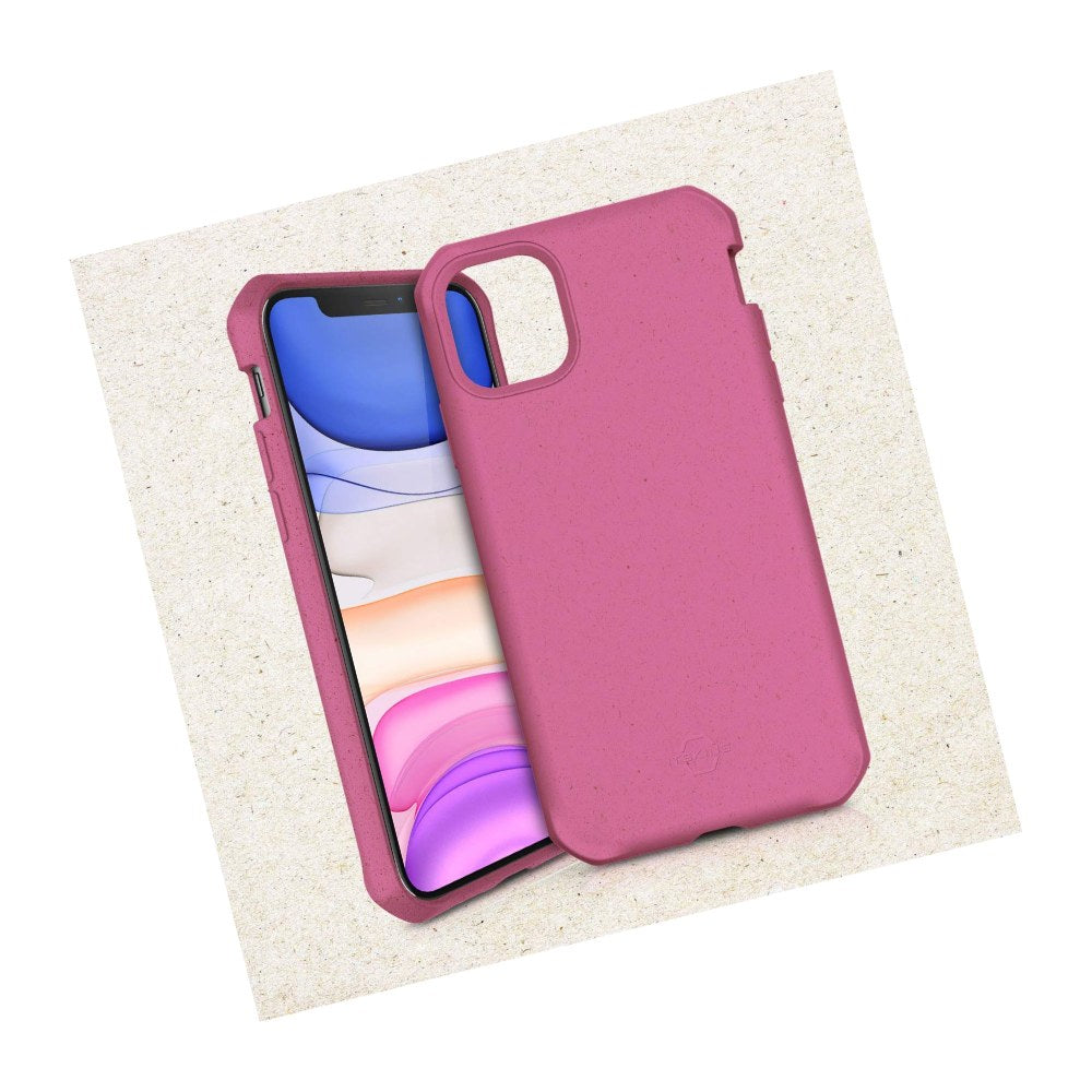 Itskins Feroniabio Terra Protective Phone Case For Apple Iphone 11 - Pink - 4894465596248