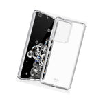 Itskins Hybrid Clear Protective Phone Case Compatible With Samsung Galaxy S20 Ultra, Slim Hybrid Case Anti-Yellowing & Heavy Duty Shockproof Cover Military Phone Case |Transparent - 4894465333935