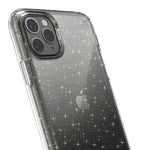 Speck Iphone 11 Pro Max Case - Presidio Clear + Glitter - Protective Ultra Thin Slim Hard Anti Scratch Cover, Clear/Gold Glitter (130027-5636) - 267673